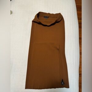 Brown knit Pencil Skirt